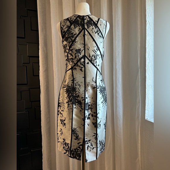 J. Mendel structured dress on Sophia Bush 4 silver/black bamboo - Picture 3 of 11